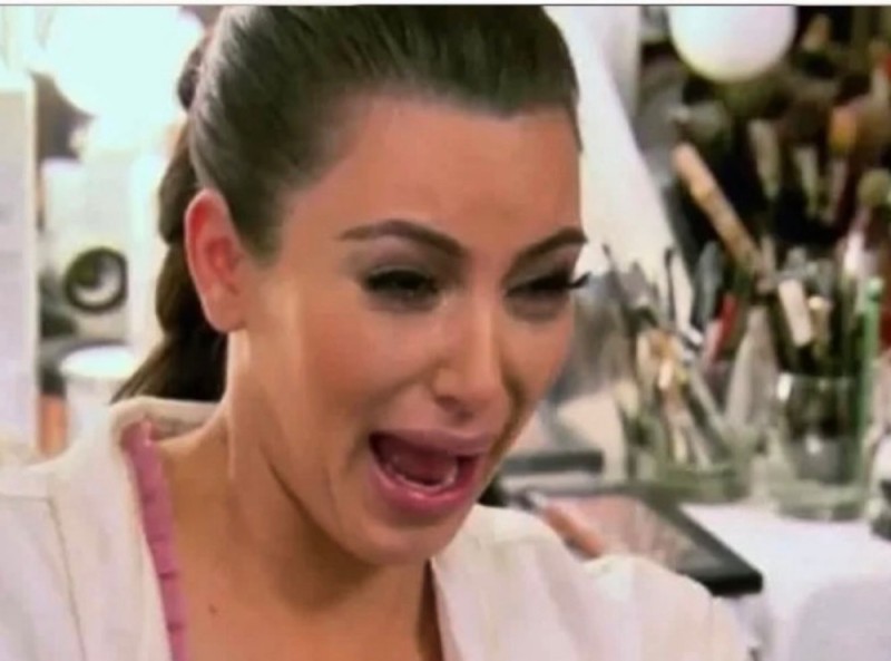 Create meme: Crying Kim Kardashian, kimberly kardashian, crying Kim kardashian