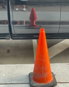 Create meme: cone, traffic cone