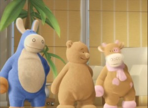 Create meme: bear, Nuka and his friends, Bear Nuki and his friends