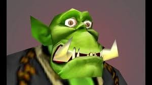 Create meme: Orc from Warcraft 3, Orc Warcraft meme, Orc from Warcraft