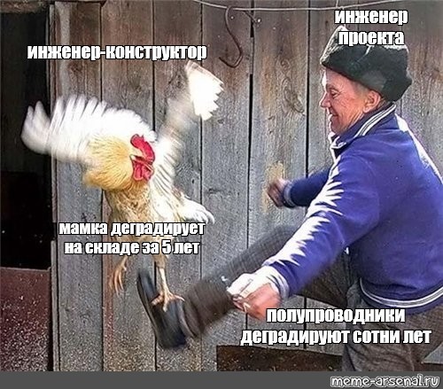 Пинает петуха картинка