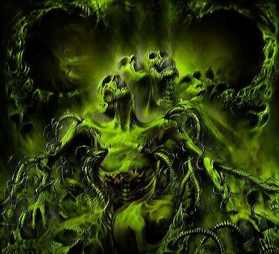 Create meme: Demons in hell, fantasy , Cthulhu Lovecraft