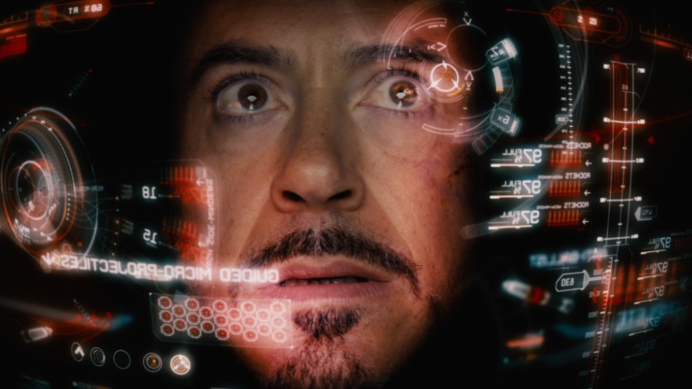 Create meme: Robert Downey , Iron man tony Stark, Tony Stark wearing a helmet from the inside