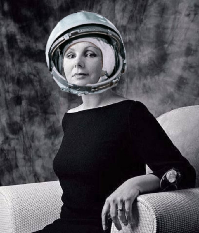 Create meme: Elena Gagarina is the daughter of Yuri Gagarin, Elena Gagarina in her youth, Yuri Gagarin's daughters