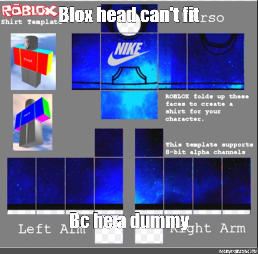 Meme Blox Head Can T Fit Bc He A Dummy All Templates Meme Arsenal Com - bloxhead roblox
