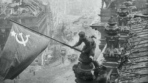 Create meme: the Reichstag the banner of victory, photo of the victory banner over the Reichstag