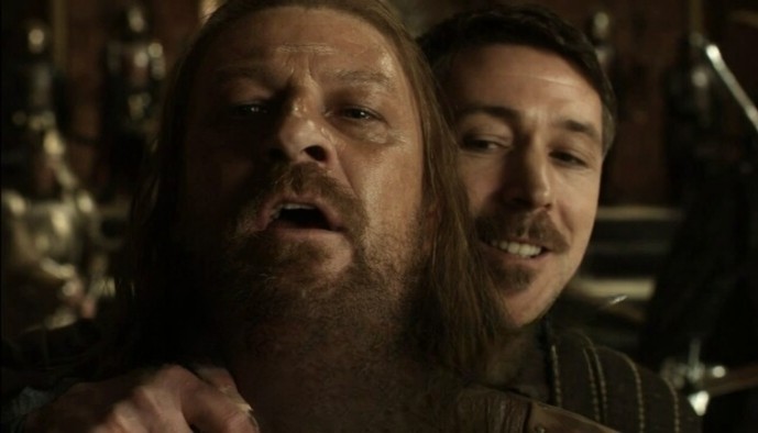 Create meme: Petyr Baelish and Ned Stark, stark game of thrones, Eddard stark 