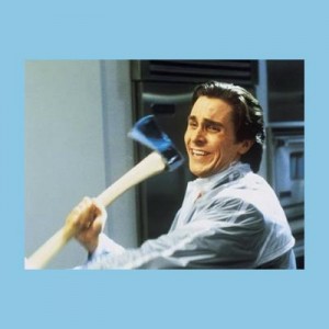 Create meme: humor, christian bale, American psycho