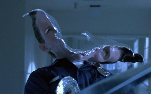 Create meme: terminator liquid metal, terminator t1000, Terminator 2: Judgment Day