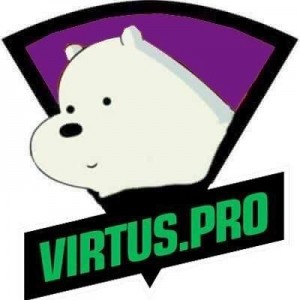 Create meme: white bear of the we bare bears, virtus pro logo