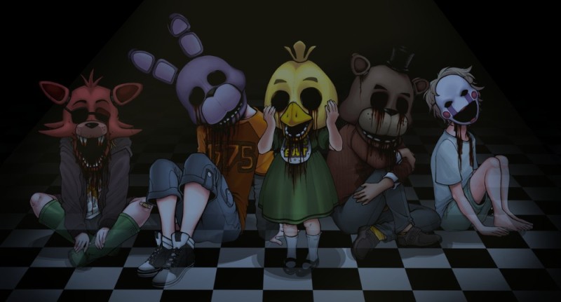 Create meme: fnaf , animatronics fnaf, five night at freddy's 