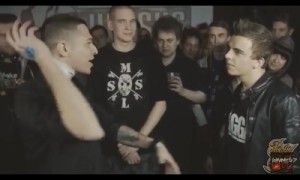 Create meme: oxy, oxxxymiron, versus battle