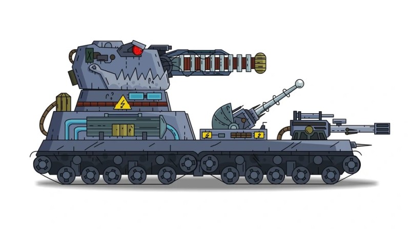 Create meme: cartoons about electro monster tanks, ratte cartoons about tanks, cartoon tanks