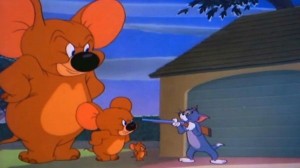 Create meme: Jerry, Tom and Jerry, Tom and Jerry elephant