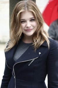 Create meme: Chloe Moretz smiles