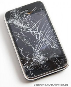 Создать мем: сломанный телефон, сотовый телефон, apple iphone 3