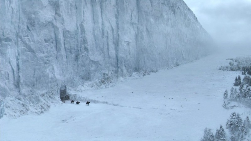 Create meme: ice wall game of thrones, the game of thrones wall, Game of Thrones Wall in reality
