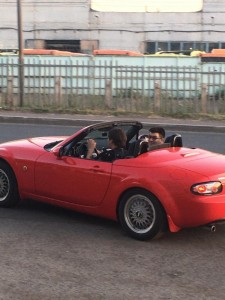 Create meme: Mazda MX-5 III (NC) Facelift, Ferrari 360 spider convertible, mx 5 miata