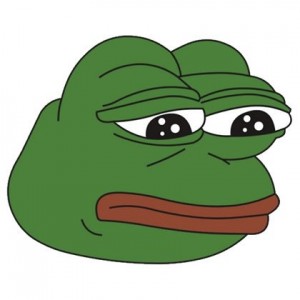 Create meme: Pepe the sad frog, sad frog Pepe, Pepe sad