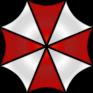 Create meme: resident evil umbrella logo, the sign of the umbrella Corporation from resident evil, umbrella Corporation black