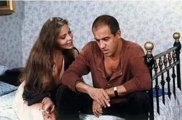 Create meme: Celentano and Ornella Muti, Adriano Celentano and Ornella Muti, Celentano and Ornella 