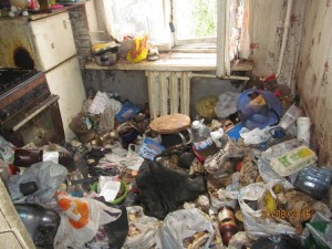 Create meme: trash, apartment