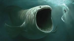Create meme: bloop monster of the deep, Megalodon, Megalodon shark
