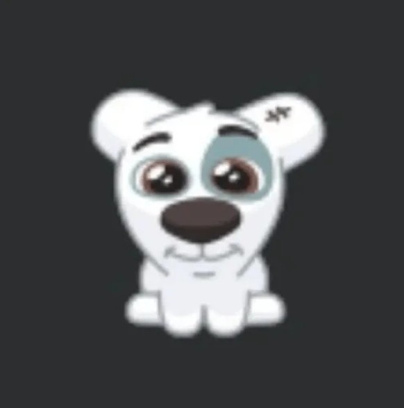 Create meme: sad spotty, telegram emoji, spotty vk toy