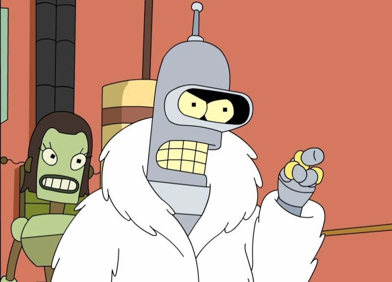 Create meme: Bender futurama blackjack, Bender, with blackjack and boats, futurama Bender