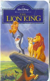 Создать мем: the lion king vhs, disney s the lion king, король лев симба