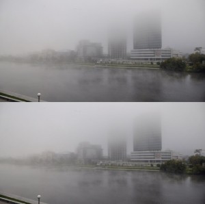 Create meme: thick fog, milk, morning mist