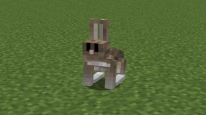 Создать мем: пустынный кролик майнкрафт, кролик убийца майнкрафт, миникрафт кролик