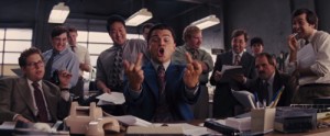 Create meme: broker, Leonardo DiCaprio, the wolf of wall street