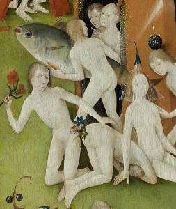 Create meme: Bosch painting fun, the garden of earthly delights fragments, The garden of earthly delights