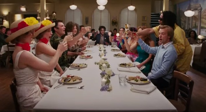 Create meme: people , dinner party, comedies are the best