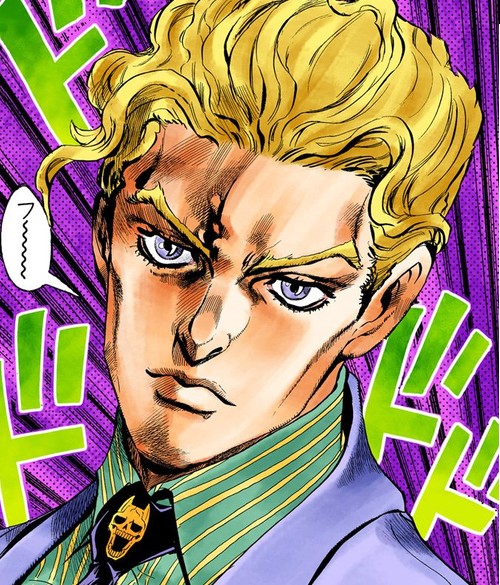 Create meme: Kira jojo, jojo manga, jo jo