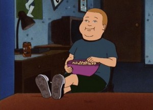 Создать мем: bobby hill, бобби хилл с кофе, king of the hill