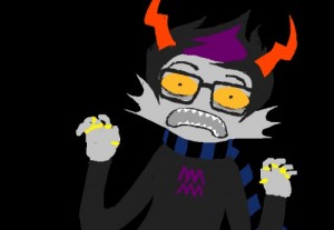 Create meme: gamzee, kanaya, hostak