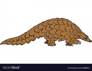 Create meme: pangolin