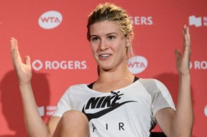 Create meme: Bouchard, canadian tennis player Eugenie Bouchard, genie bouchard