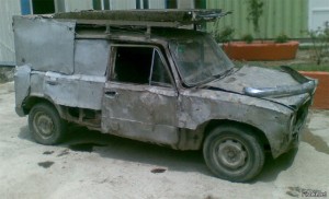 Create meme: RET bow, UAZ 469 long, rat rod