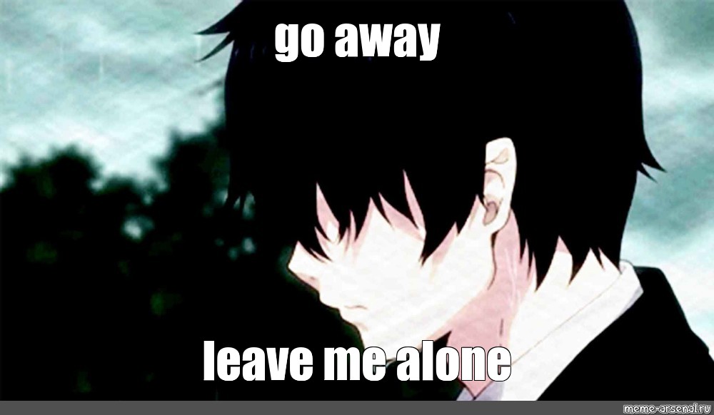 Meme "go away leave me alone" All Templates