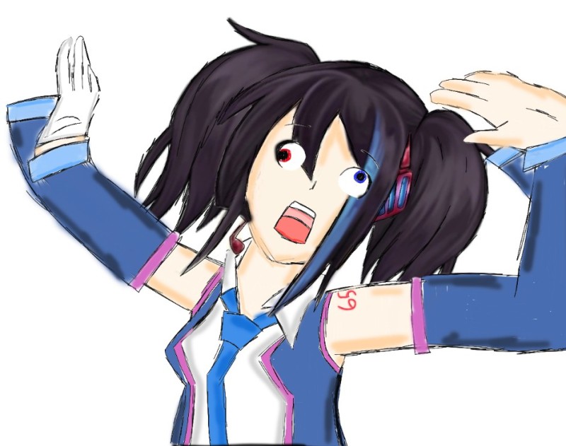 Create meme: hanako yandere simulator, yandera simulator, yandere simulator characters