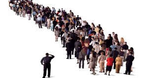 Create meme: picture a queue of customers man, a crowd of people PNG, turn