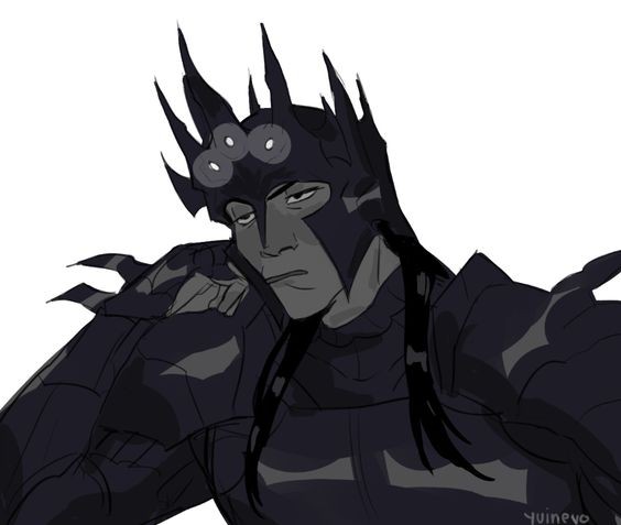 Create meme: Melkor, melkor art, eredin the witcher