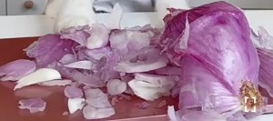 Create meme: red onion, food