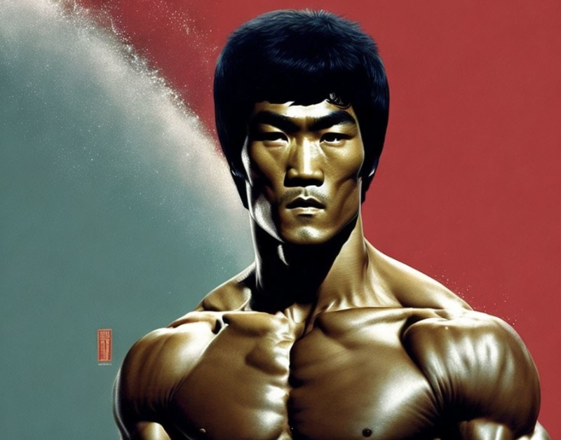 Create meme: Bruce Lee , Asian , bruce lee 2