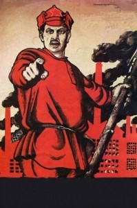 Create meme: Soviet posters, Dmitry Moor, and you volunteered poster