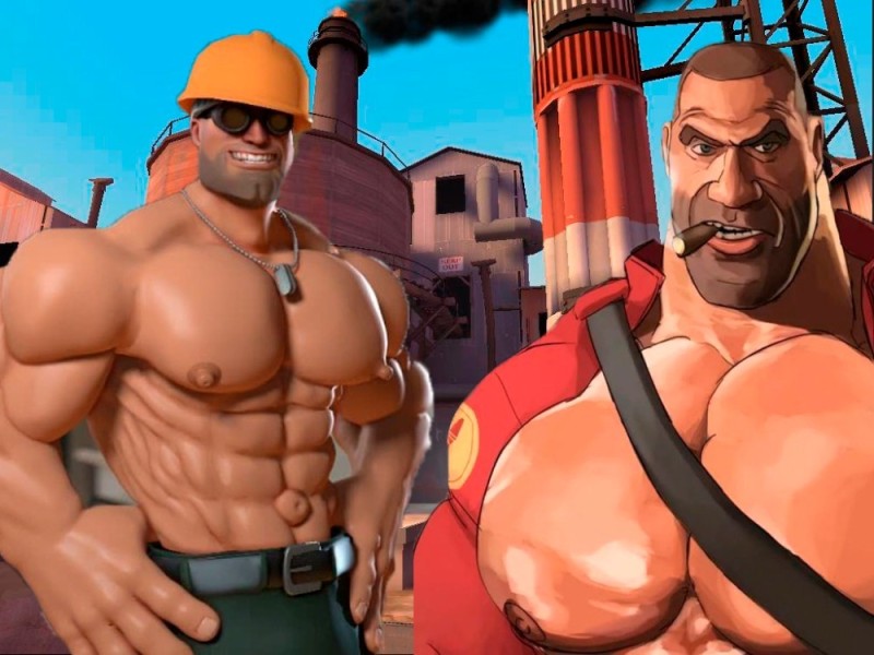 Создать мем: мге брат tf2, team fortress 2 мге, мем качок