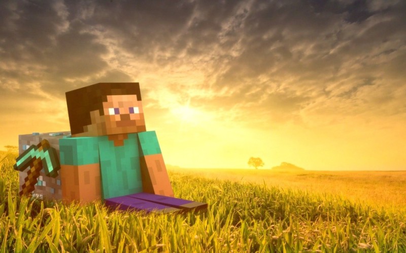 Create meme: beautiful minecraft backgrounds, minecraft field, minecraft for preview